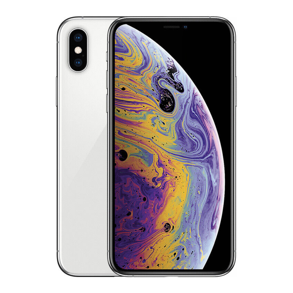 Apple iPhone XS Max- 64 GB - Silver - (Unlocked)