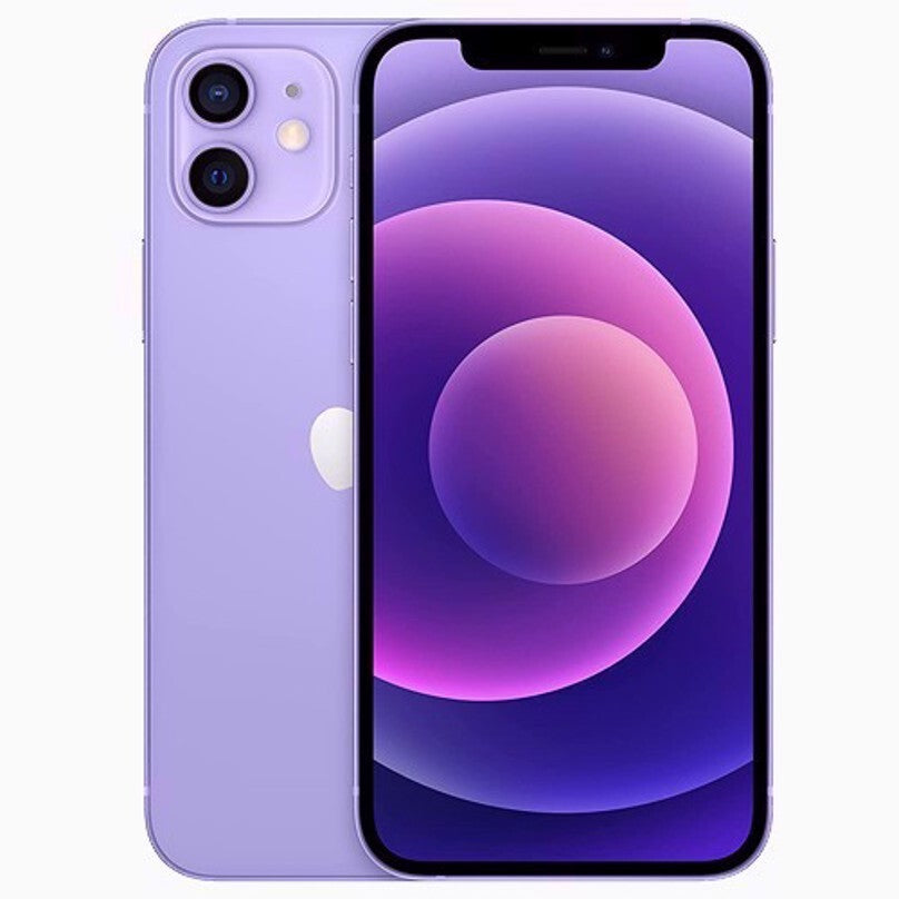 Apple iPhone 12 - 128 GB - Purple (Unlocked) - Very Good